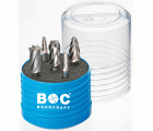 Bohrcraft Juego fresas rotativas metal duro R5 ALU
